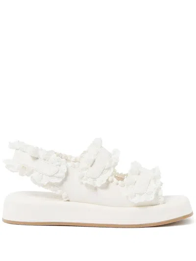 Loeffler Randall Blaise Sandals In White