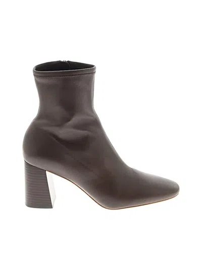 Pre-owned Loeffler Randall Boots In Brown