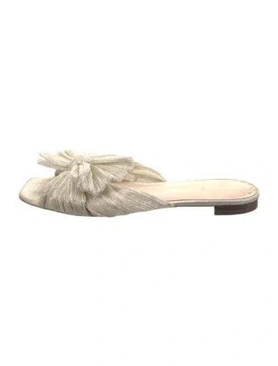 Pre-owned Loeffler Randall Bow Accents Mules