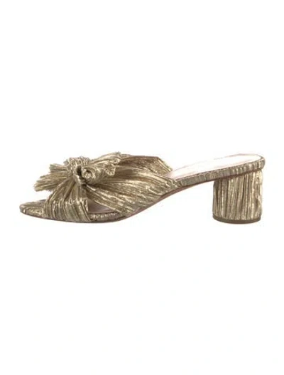 Pre-owned Loeffler Randall Bow Accents Mules