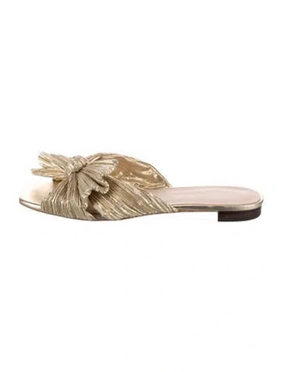 Pre-owned Loeffler Randall Bow Accents Mules