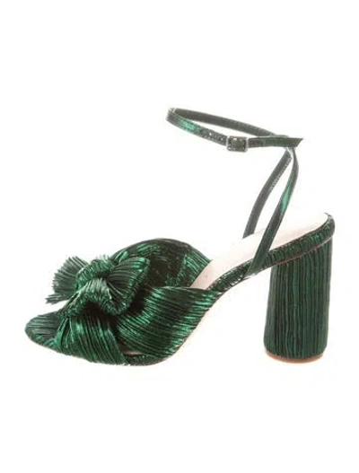 Pre-owned Loeffler Randall Bow Accents Sandals