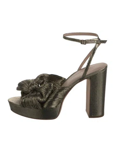 Pre-owned Loeffler Randall Bow Accents Sandals