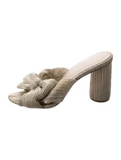 Pre-owned Loeffler Randall Bow Accents Sandals