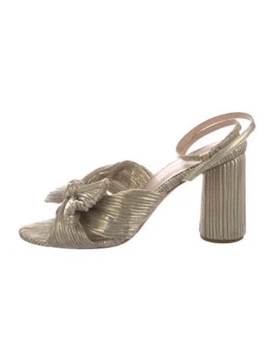 Pre-owned Loeffler Randall Bow Accents Sandals