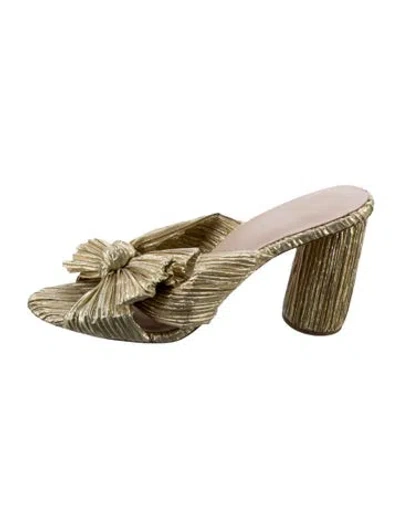 Pre-owned Loeffler Randall Bow Accents Sandals