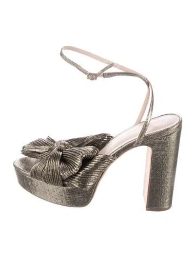 Pre-owned Loeffler Randall Bow Accents Sandals