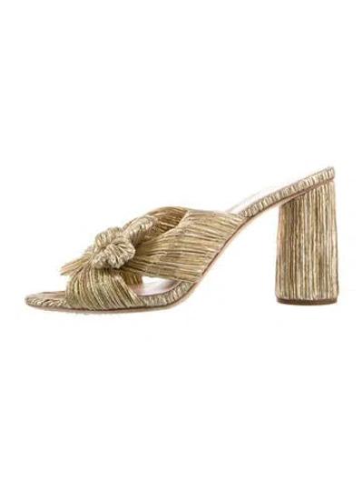 Pre-owned Loeffler Randall Bow Accents Sandals