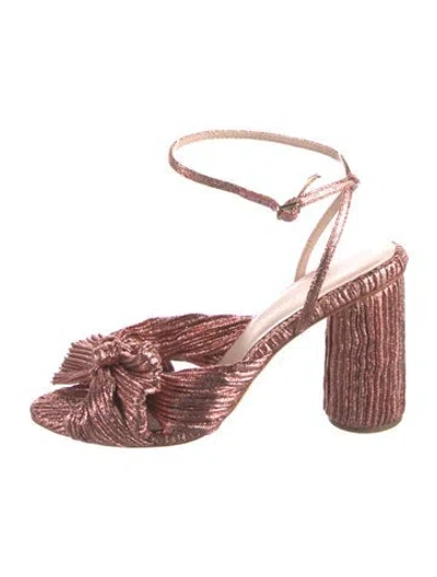 Pre-owned Loeffler Randall Bow Accents Sandals