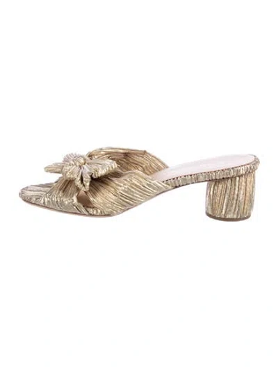 Pre-owned Loeffler Randall Bow Accents Sandals