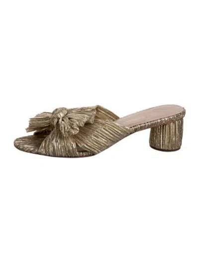 Pre-owned Loeffler Randall Bow Accents Sandals