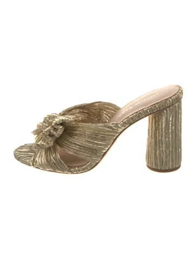Pre-owned Loeffler Randall Bow Accents Slides