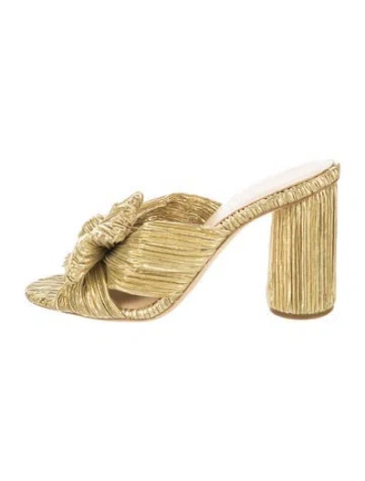 Pre-owned Loeffler Randall Bow Accents Slides