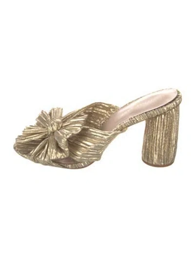 Pre-owned Loeffler Randall Bow Accents Slides