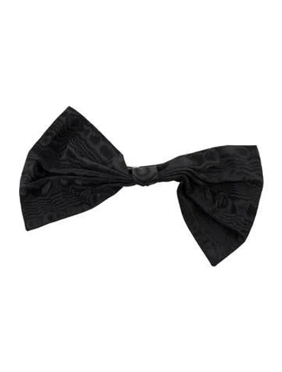 Pre-owned Loeffler Randall Bow Hair Accessory In Black