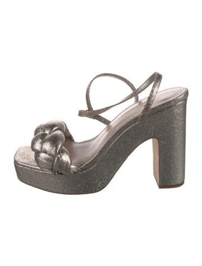 Pre-owned Loeffler Randall Braided Accents Espadrilles