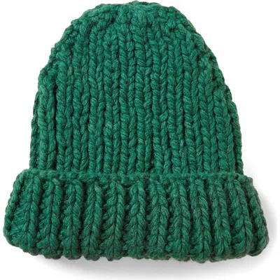 Loeffler Randall Brandi Chunky Knit Beanie In Forest