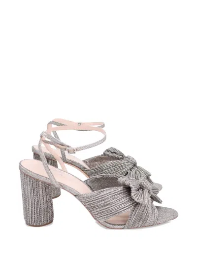 Pre-owned Loeffler Randall Camellia Sandals In Silver