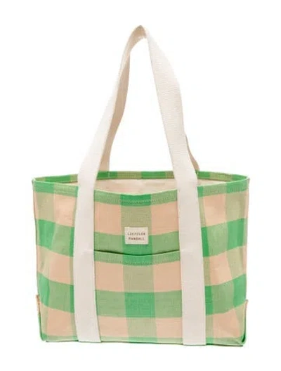 Pre-owned Loeffler Randall Canvas Tote In Neutrals