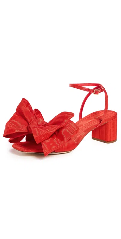 Loeffler Randall Carmen Ankle Strap Sandal In Red