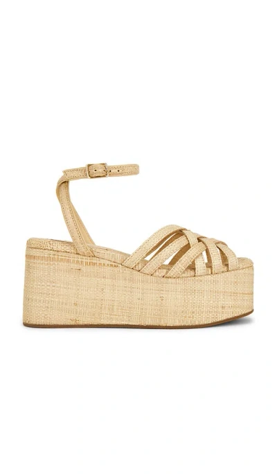Loeffler Randall Channing Platform Sandal In Brown