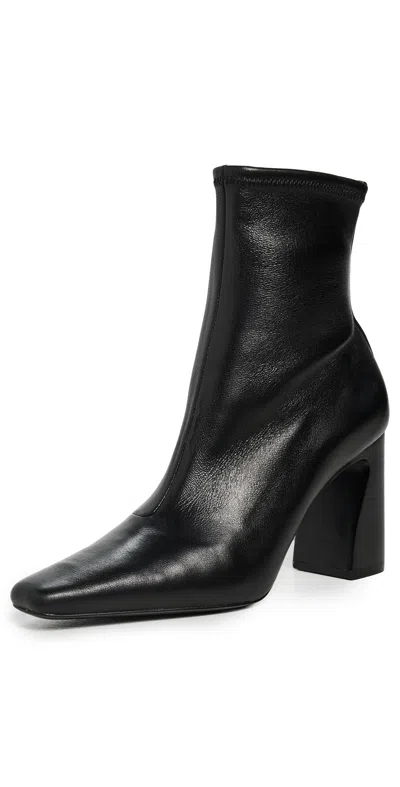 Loeffler Randall Chloe Stretch Ankle Boots Black