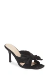 Loeffler Randall Claudia Pleated Skinny Heel Mule In Black In Black