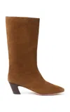 Loeffler Randall Women's Pointed Mid Shaft Boots In Cacao