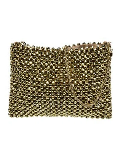Pre-owned Loeffler Randall Clutch In Gold