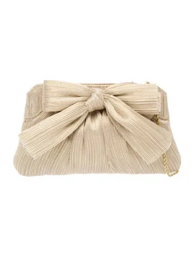 Pre-owned Loeffler Randall Clutch In Neutrals