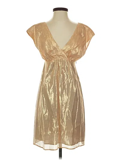 Pre-owned Loeffler Randall Cocktail Dress In Gold