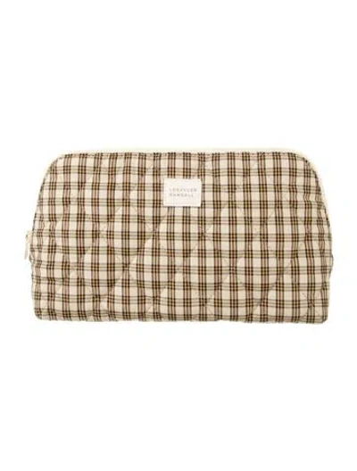 Pre-owned Loeffler Randall Cosmetic Bag In Neutral