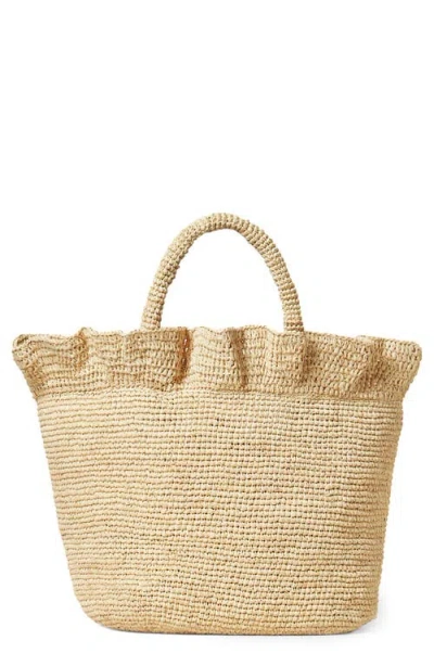 Loeffler Randall Cyrus Raffia Tote