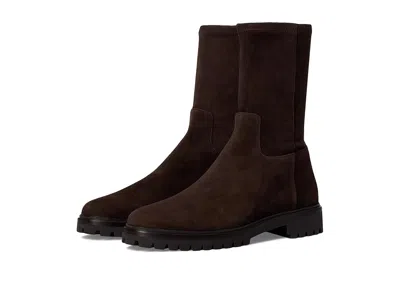 Loeffler Randall Danny Tall Ankle Lug Sole Boots In Brown