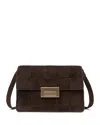 Loeffler Randall Delphine Leather Clutch In Brown