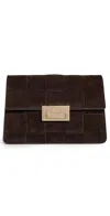 Loeffler Randall Delphine Leather Clutch Tmoro