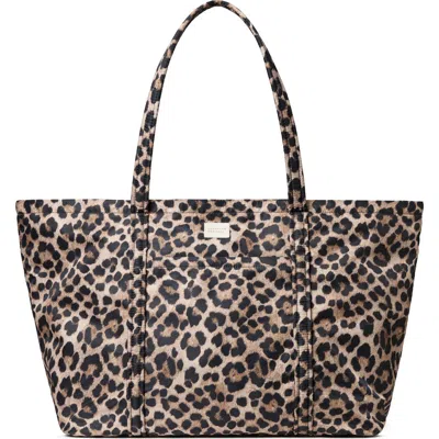 Loeffler Randall Dina Leopard Print Tote In Brown