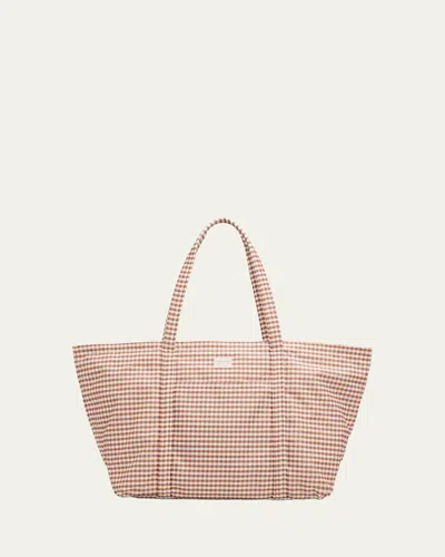 Loeffler Randall Dina Travel Gingham Tote Bag