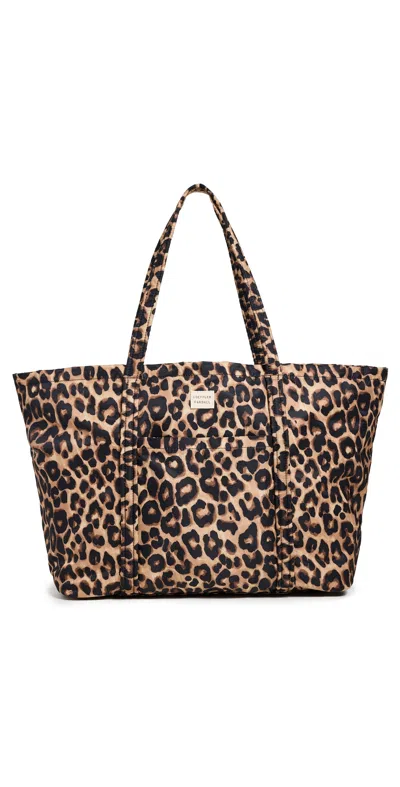 Loeffler Randall Dina Travel Tote Leopard