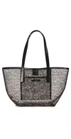 Loeffler Randall Easton Tote Leopard/black In Leopard/black
