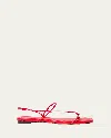 Loeffler Randall Eleanor Strappy Leather Sandals In Multi