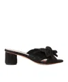 Loeffler Randall Emilia Pleated Knot Mule In Black
