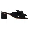 Loeffler Randall Emilia Pleated Knot Mule In Black