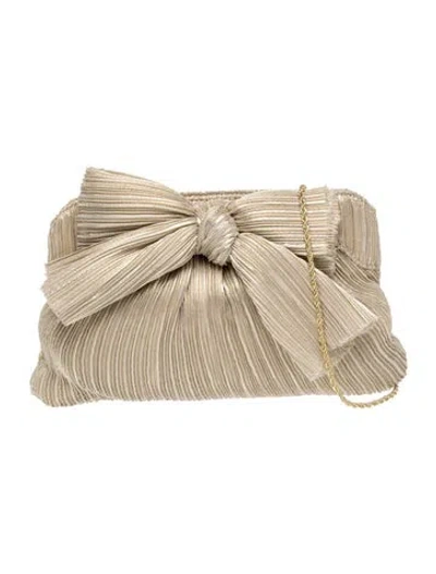 Pre-owned Loeffler Randall Evening Bag In Gold/metallic/silver