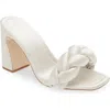 Loeffler Randall Freya Braid Slide Sandal In Cream