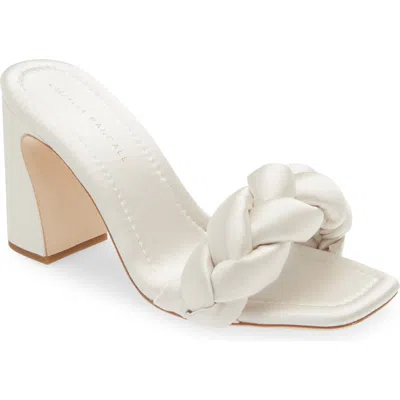 Loeffler Randall Freya Braid Slide Sandal In Cream