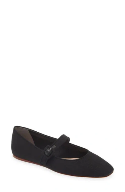 Loeffler Randall Ginger Mary Jane Flat In Black/black