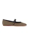 Loeffler Randall Ginger Mary Jane Ballerina Flats In Multi