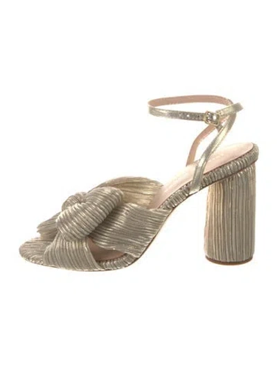 Pre-owned Loeffler Randall Glitter Accents Sandals