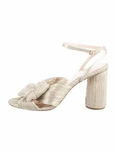 Pre-owned Loeffler Randall Glitter Accents Sandals